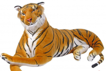 Plyšový Tygr ležící oranžový