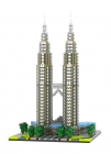 Diamond Blocks New York Petronas Twin Towers