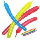 Nafukovací balónky - barevné raketové - sada 15 ks (mix barev)