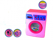 Dětská pračka na baterie růžová