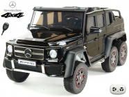 Elektrické auto džíp Mercedes G63 AMG s 2,4G, 4x4, černá metalíza, 6 kol