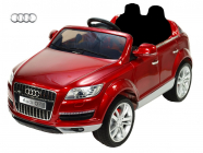 Elektrické auto Audi Q7 s 2,4G, jednomístné, vínová metalíza