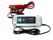 Nabíječka gelových a olověných baterií 6V nebo 12V s LED diodou nabití baterie, plně automatická, Vipow 1139