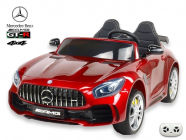 Elektrické auto Mercedes AMG GT-R s 2,4G, 4x4, dvoumístný, vínová metalíza