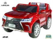 Elektrické auto Lexus LX 570 s 2.4G, 4x4, dvoumístný, vínová metalíza