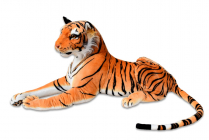 Velký plyšový tygr, délka 170cm, oranžový