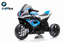 Elektrická tříkolka Trike BMW HP4 Race, 2 motory, 12V, modrá
