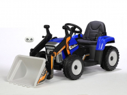 Elektrický traktor Rozkošný s funkční nakládací lžící, 2,4G, modrý