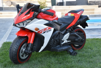 Elektrická silniční motorka Ninja R3 s plynovou rukojetí a nožní brzdou