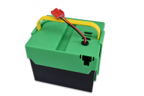 Náhradní box s 2x bateriemi 12V/7Ah pro autíčka 4x4, s nabíjením mimo auta