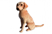 Plyšový sedící pes Labrador, 70cm