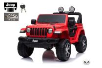 Elektrické auto Jeep Wrangler Rubicon s 2.4G ovládáním, náhon 4x4, baterie 12V/14Ah, lakovaný červený