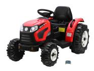 Elektrický Silný farmářský traktor Ready s 2,4G dálkovým ovládáním, baterie 12V/14Ah, červený
