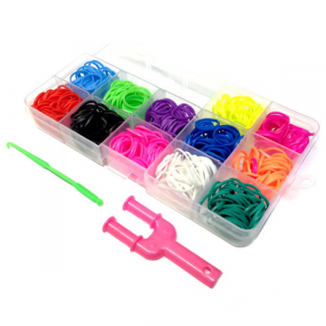 LOOM BANDS GUMIČKY V KRABIČCE