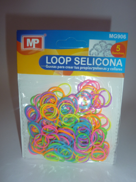 LOOP SELICONA - mix neonové 906