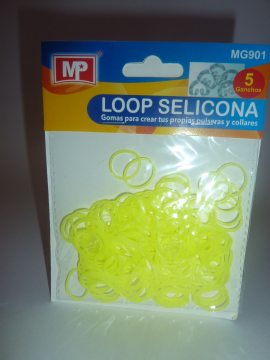 LOOP SELICONA - žlutá 901 svítí ve tmě!