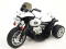 Elektrická tříkolka Chopper Harleyek na masivních kolech, 6V, černý