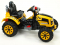 Elektrický traktor Kingdom - žlutý