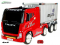 Elektrické auto Kamion Truck Champion s návěsem a kontejnerem s 2,4G, 4x4, červený