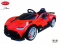 Elektrické auto Bugatti Divo s 2.4G, luxusní sporťák, červená barva plast